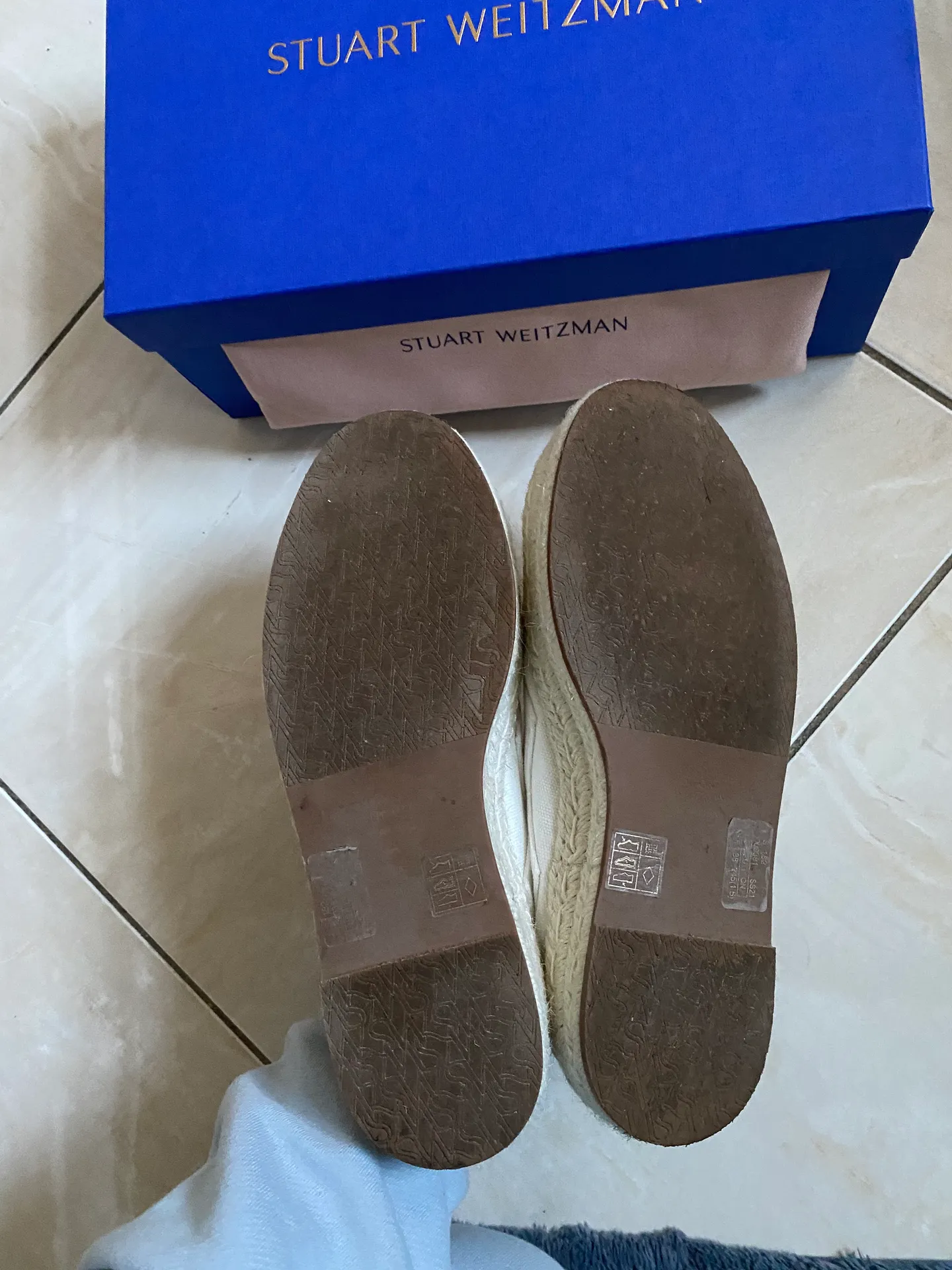 Stuart Weitzman Women’s  Sneakers White Size 7.5 - Image 7