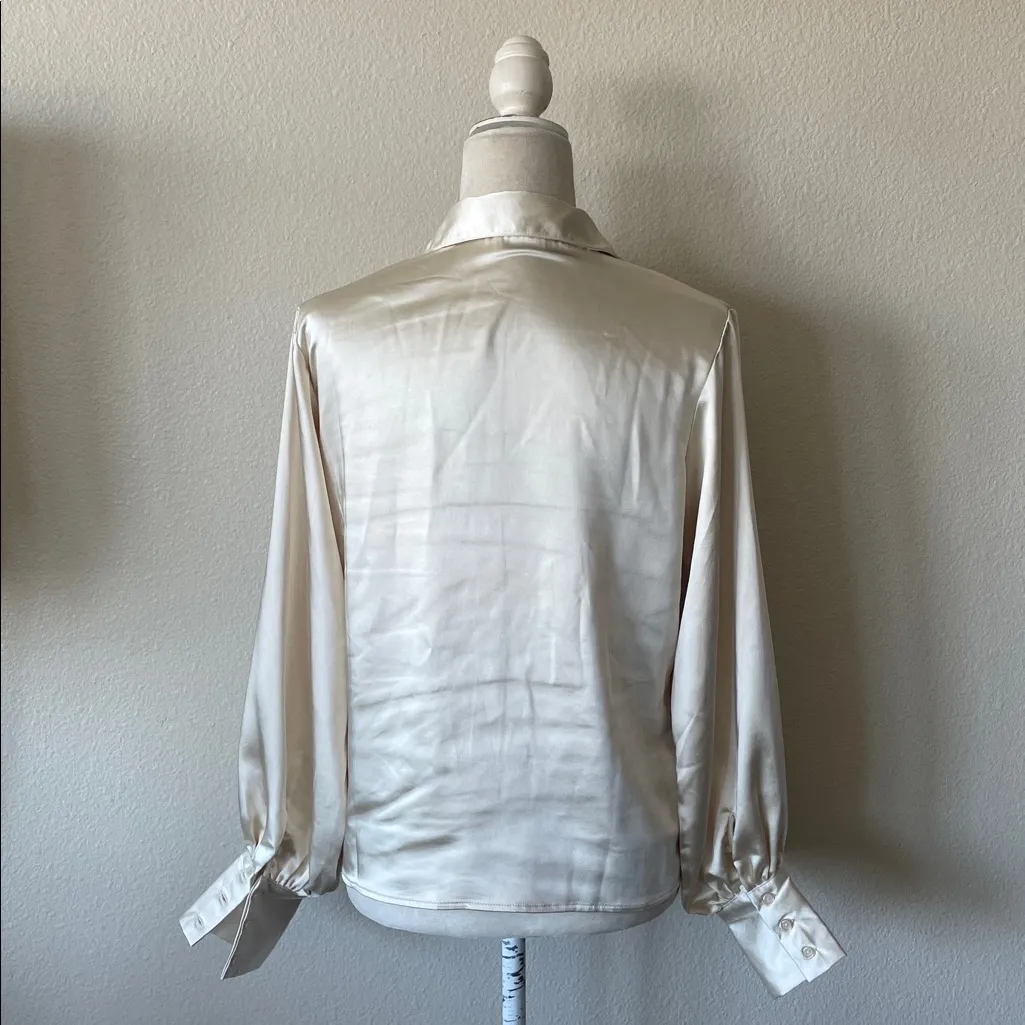 NA - KD Big Cuff Satin Blouse - Image 7