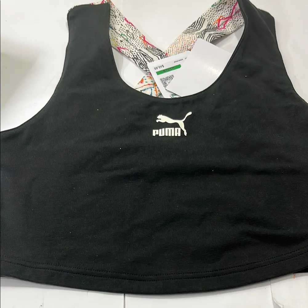 Puma Black Sports Bra - Image 5