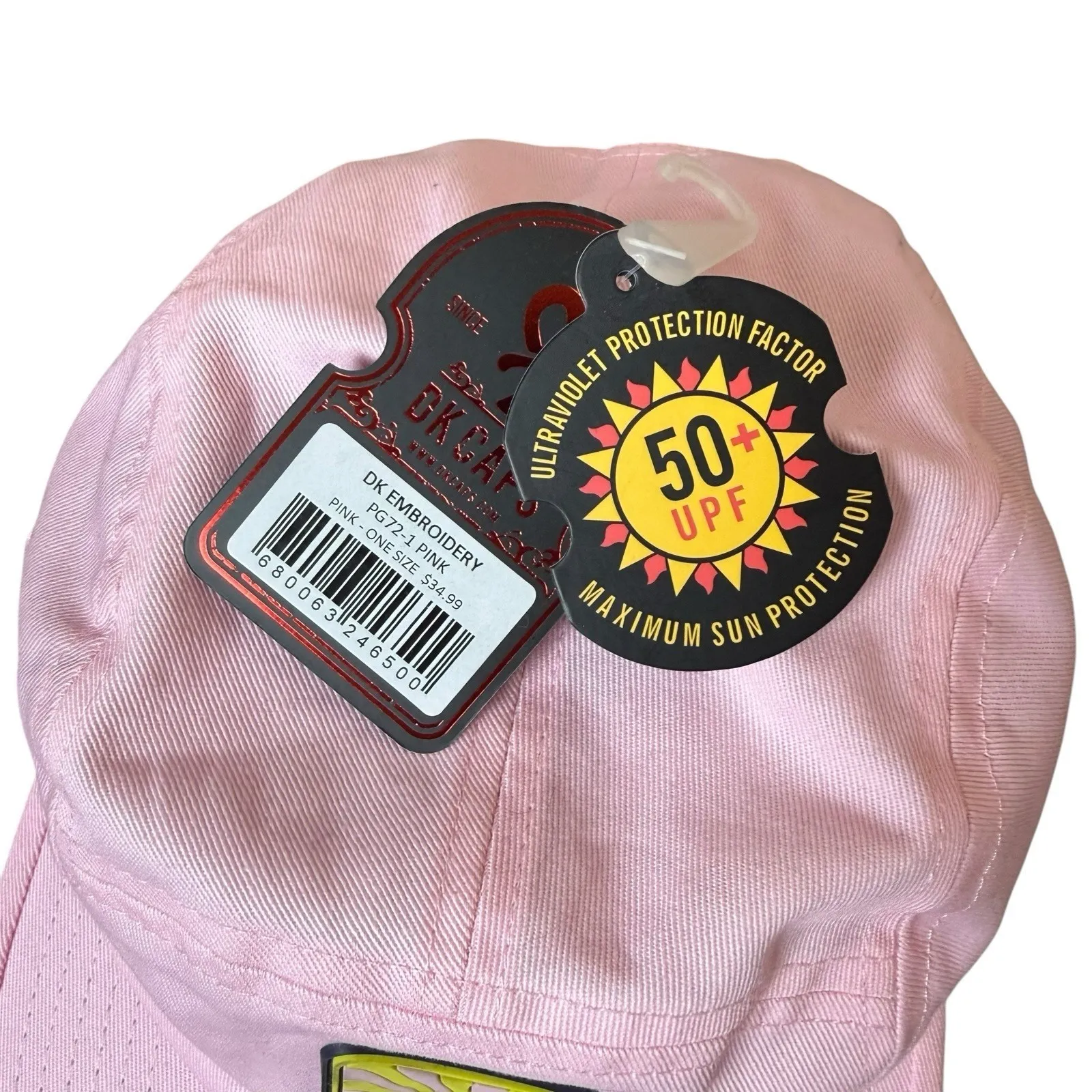 Nassau, BS Stay Salty DK Original Caps Pink Hat UPF 50 Sun Protection Beach - Image 3