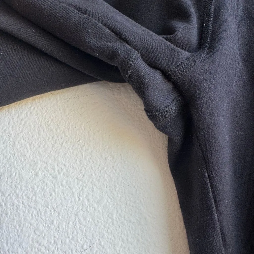 Alo Yoga Banded Yoga Leggings Block Size Medium Logo Calf High Rise Compressive - Image 4