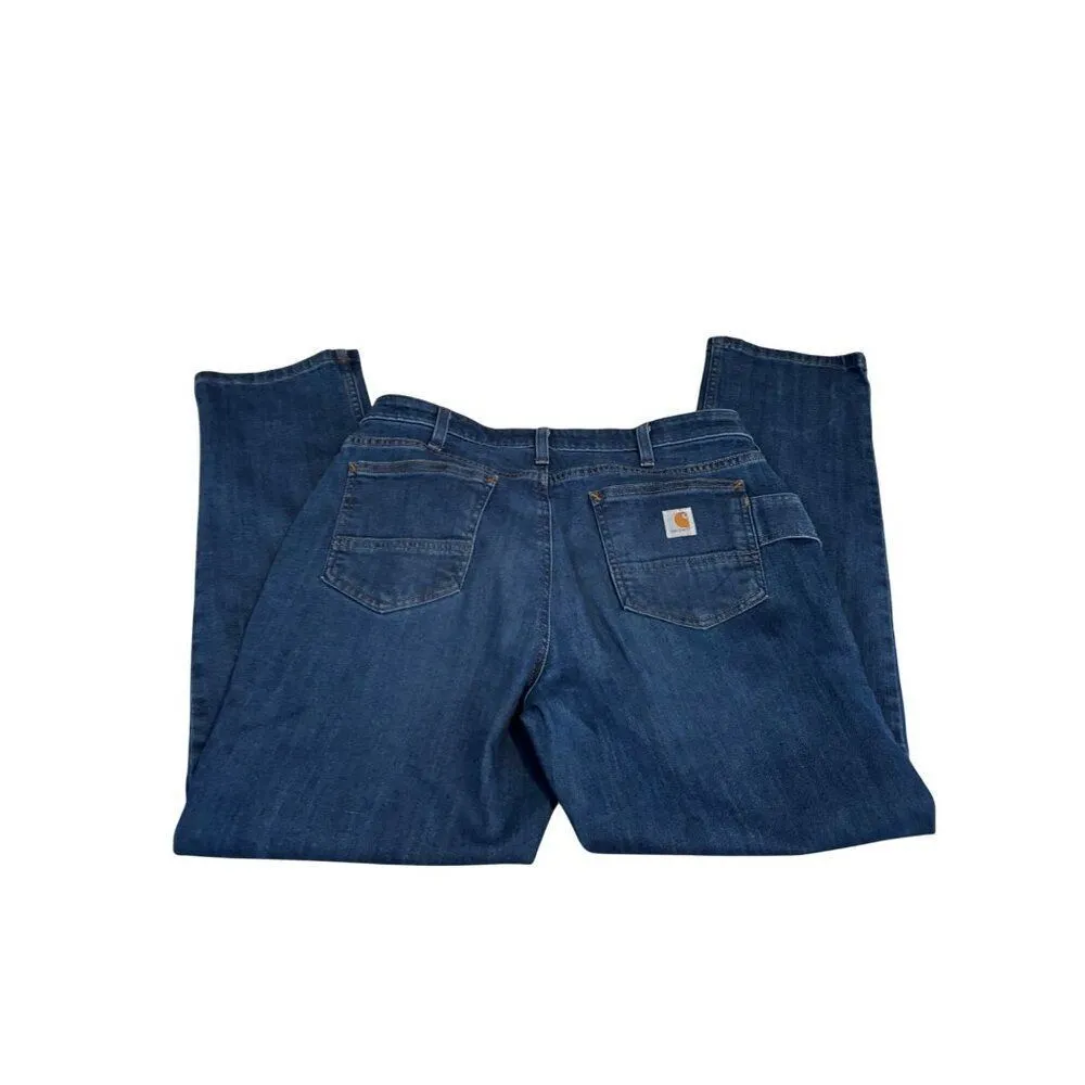 Carhartt Relaxed Fit Womens Denim Jeans Size 12 Short Made In Colombia - Image 2