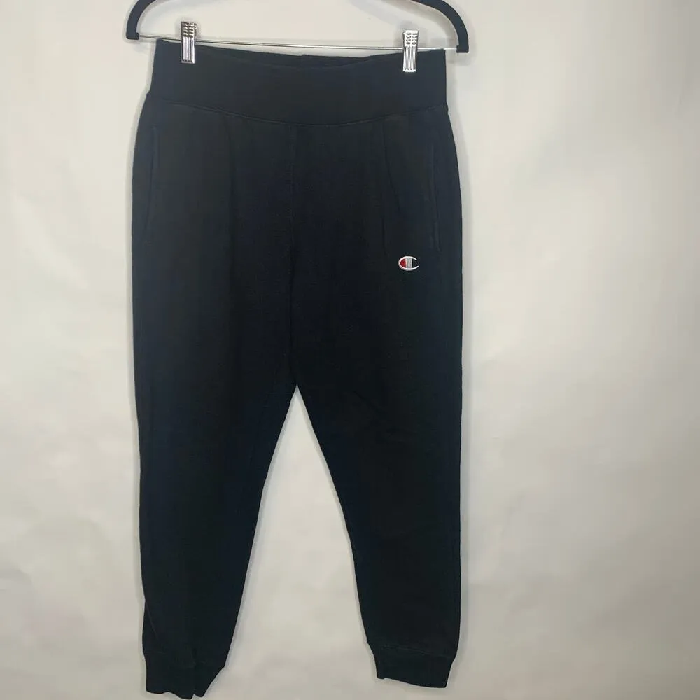 Champion Black Joggers Reverse Weave Sz Medium - Image 3