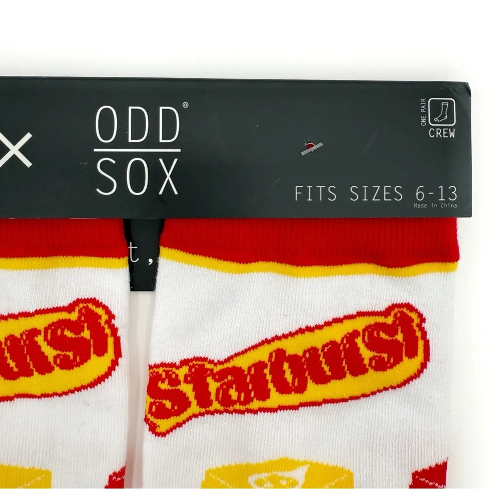 Odd Sox Starburst Candy Crew Socks Mens Womens Fun Novelty Gift Logo Colorful Pink - Image 3