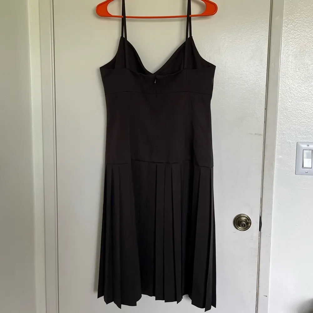 J. Crew Wool Pleated Dress - Image 3
