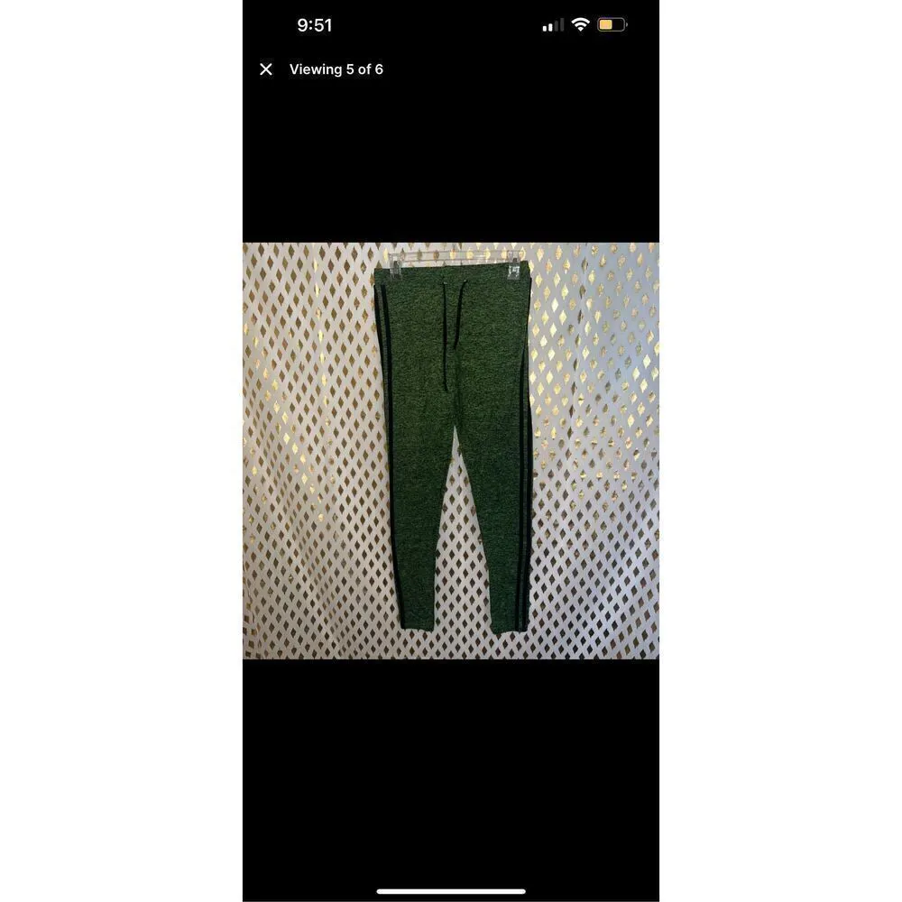 Neon Green hoodie cropped athletic athleisure wear tracksuit set size M Size M - Image 3