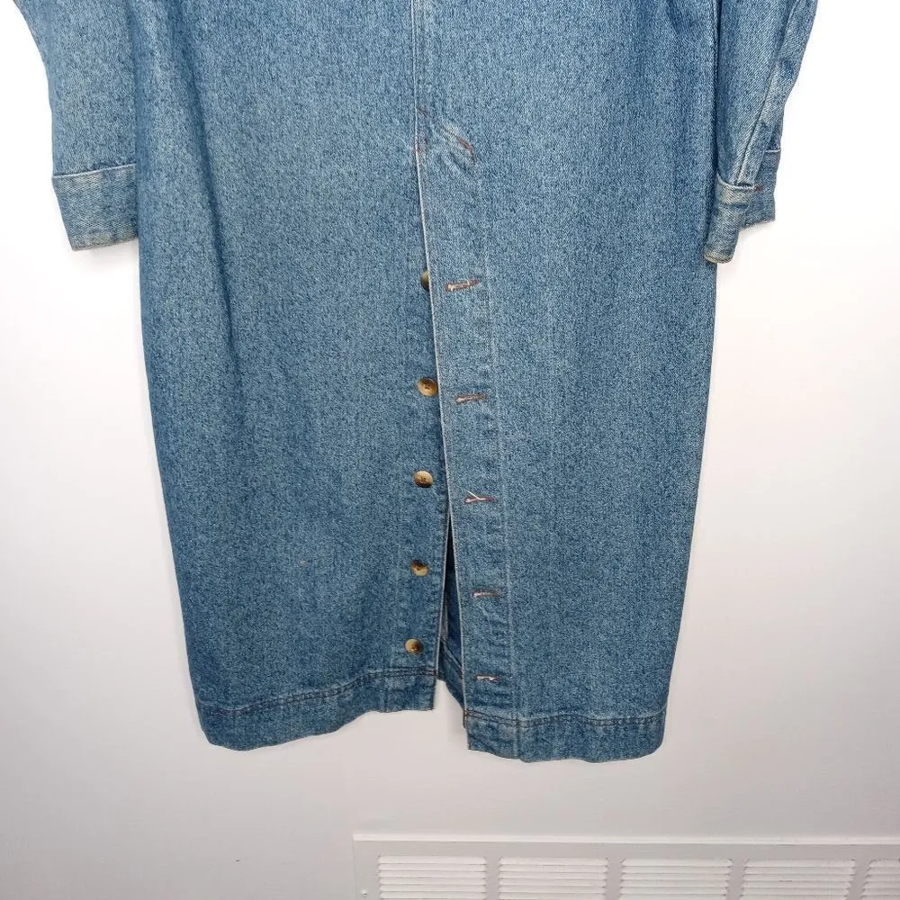 Vintage Alamity Jeans denim dress Blue Size M - Image 8