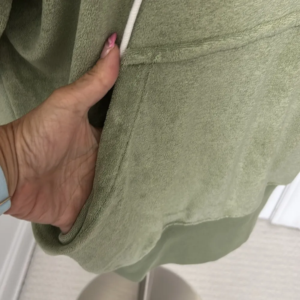 Nike Oversized Terry Pullover Hoodie Sage - Image 8