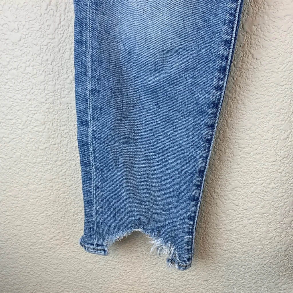 7 for all mankind sz 27 Roxanne ankle light wash distressed high rise causal - Image 7