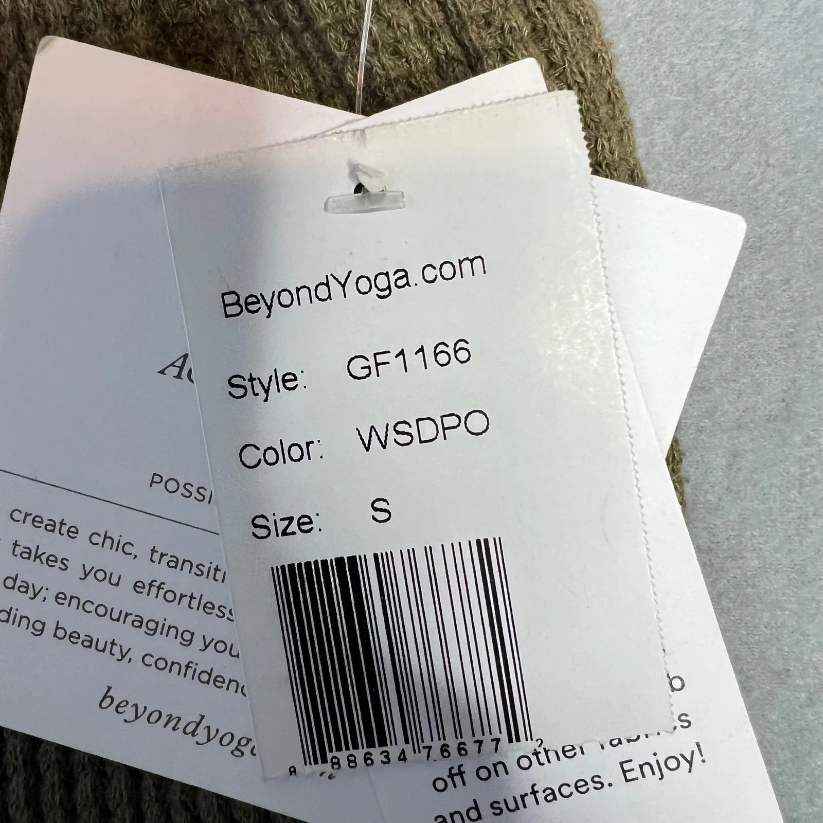 Beyond Yoga Weekend Sweatpant in Olive Size S Weekender Pant Waffle Knit NWT - Image 5