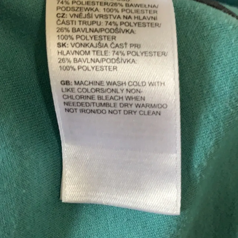 The North Face TNF pullover sweatshirt medium large blue turtleneck shirt top - Image 11