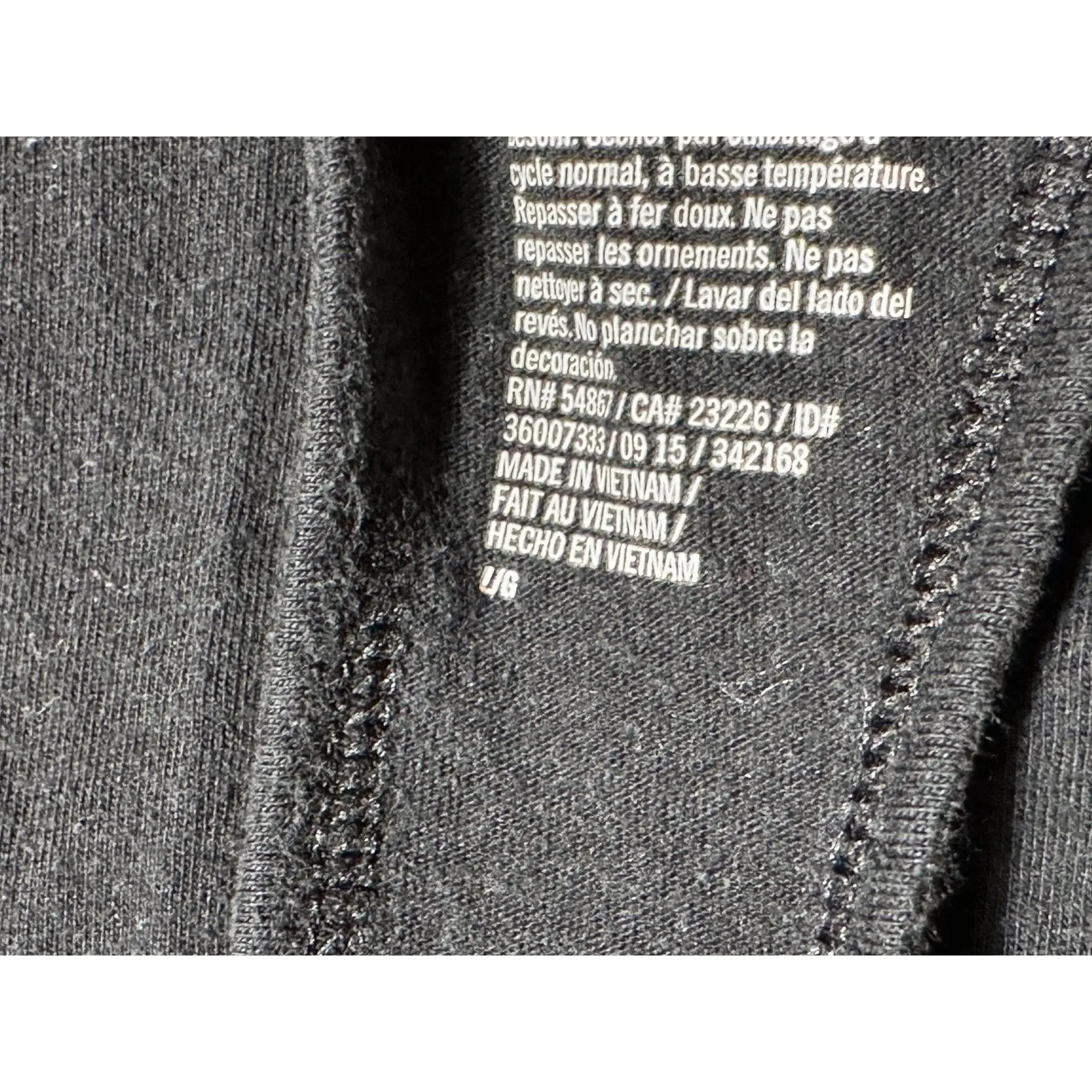 Victoria's Secret VSX Sport Black Tank Top TRAIN LIKE AN ATHLETE Sz L - Image 4