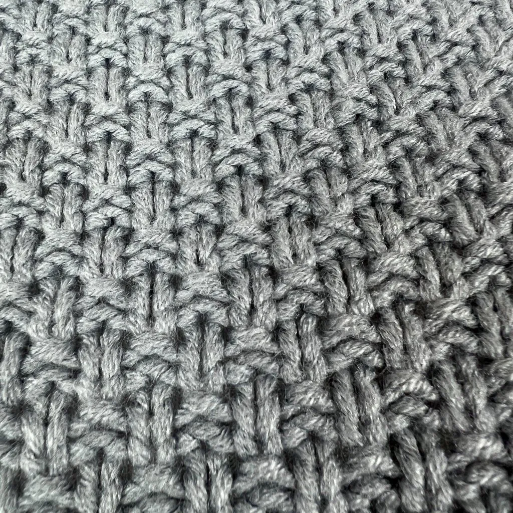 Zesica Sweater Womens Medium Gray Long Sleeve Mock Neck Chunky Open Knit Casual‎ - Image 11