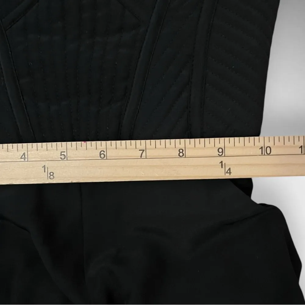 Parker  Sutton Romper Black Silk Corset Top Flowy Shorts Pockets XS | NWT - Image 14