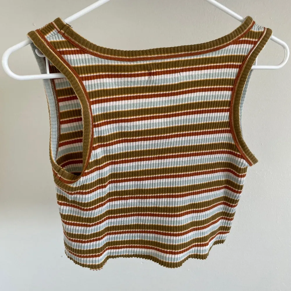 Madewell Ribbed Scoop Tank Top Hermann Stripe (XSmall) - Image 3