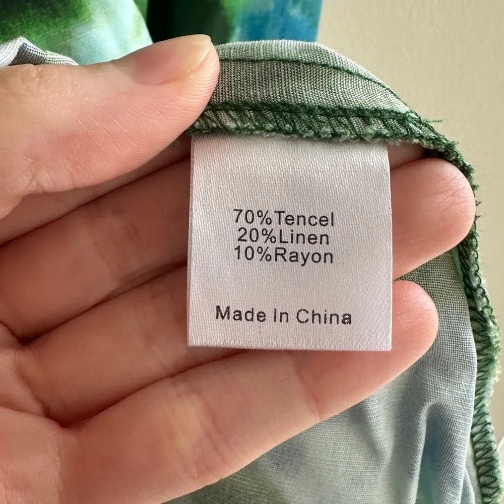 Tuckernuck Deep Lagoon Tate Dress, Blue/Green, Size XXXL - Image 10