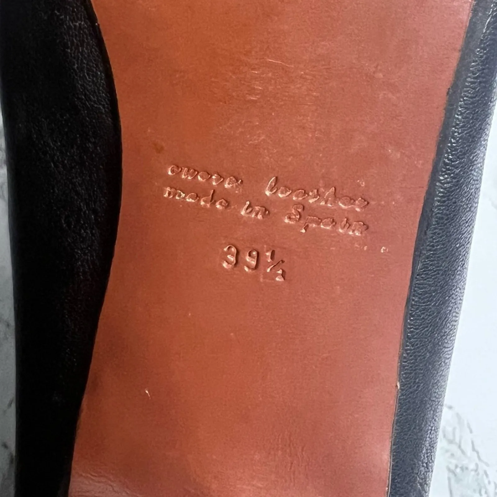 Chie Mihara micro stud suede and leather boots Sz 39.5 Black - Image 6