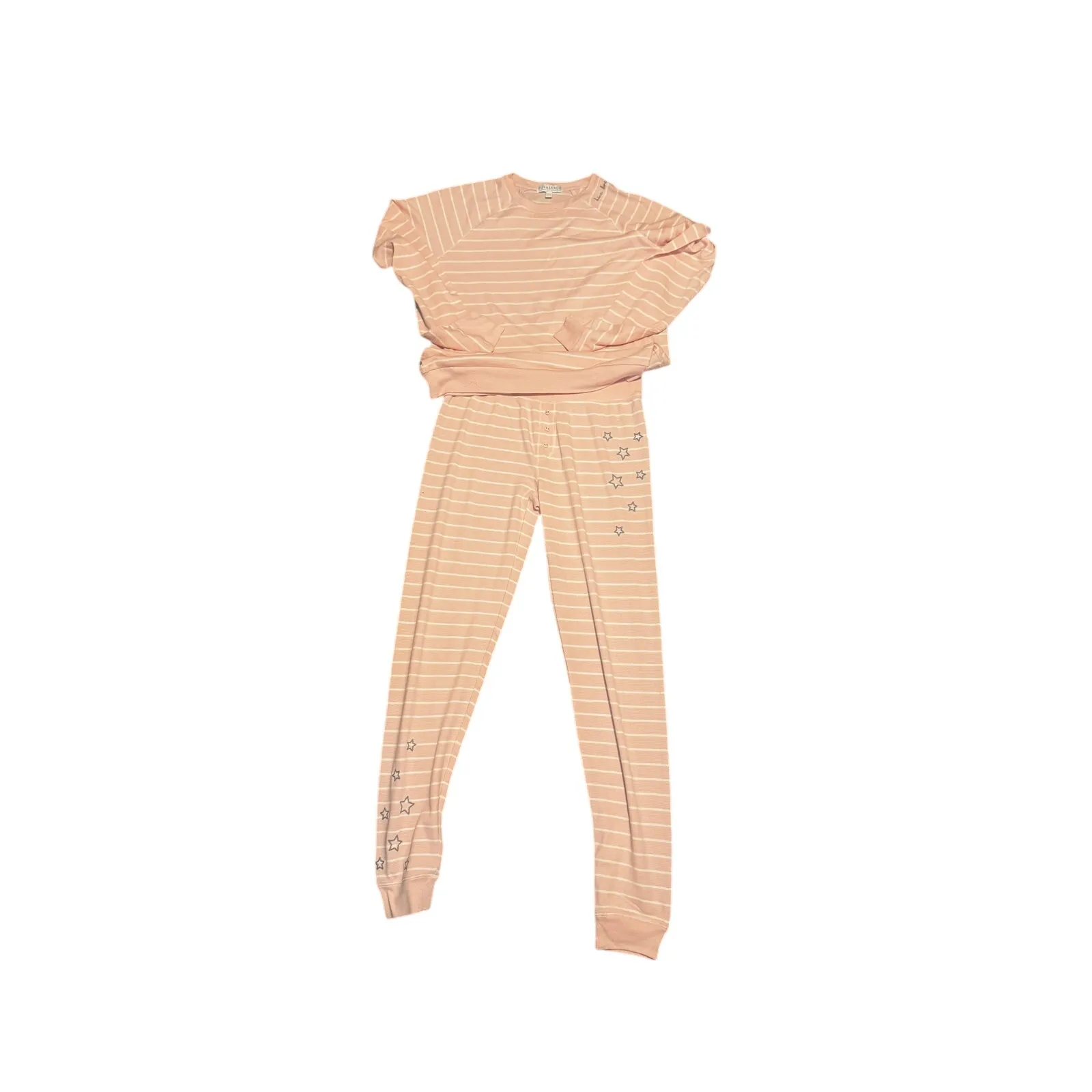 PJ Salvage “Shine Bright” Pink Stripe Waffle - Image 2