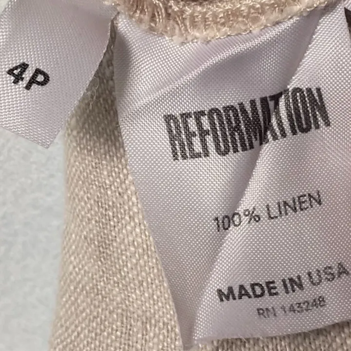 Reformation  linen jumpsuit - Image 5