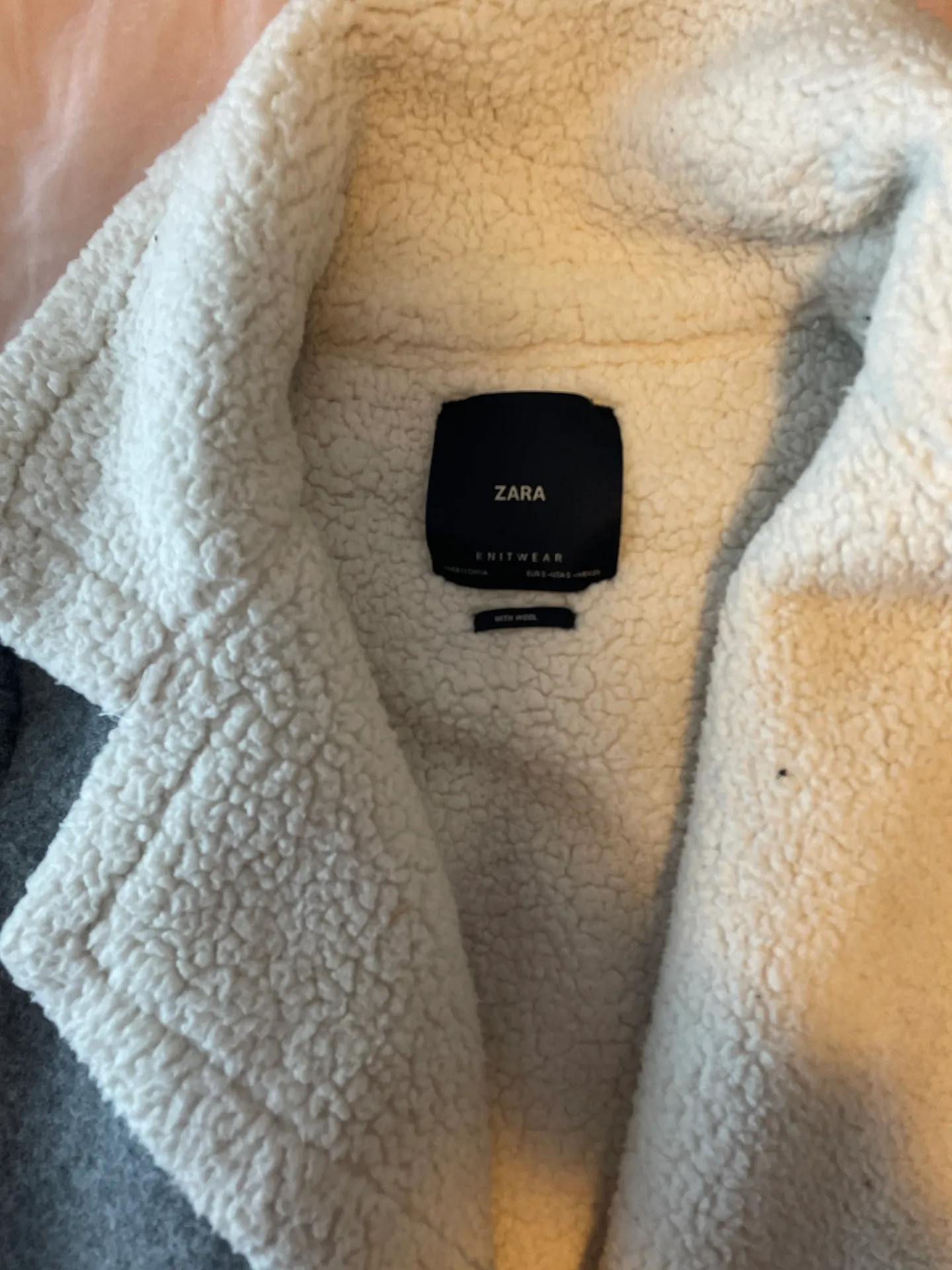 ZARA Cozy Knit Jacket - Image 3