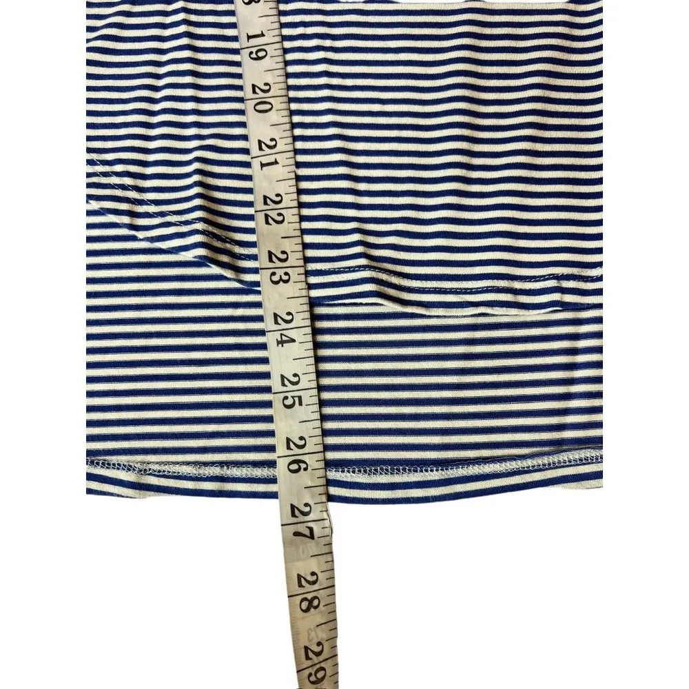 Fighting Eel Women's Lightweight Blue & White Top Size M - Image 6