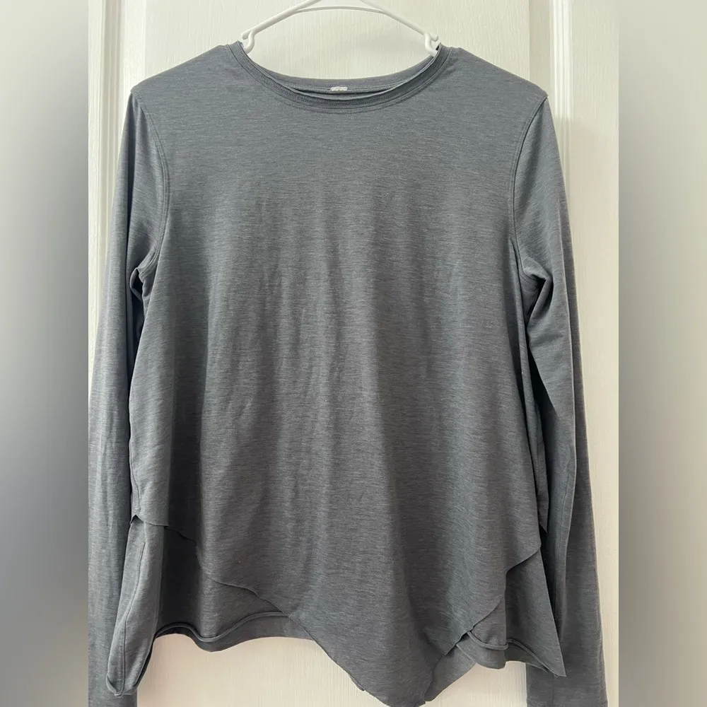 Lululemon Lifted Balance Long Sleeve Heathered Titanium - Image 6