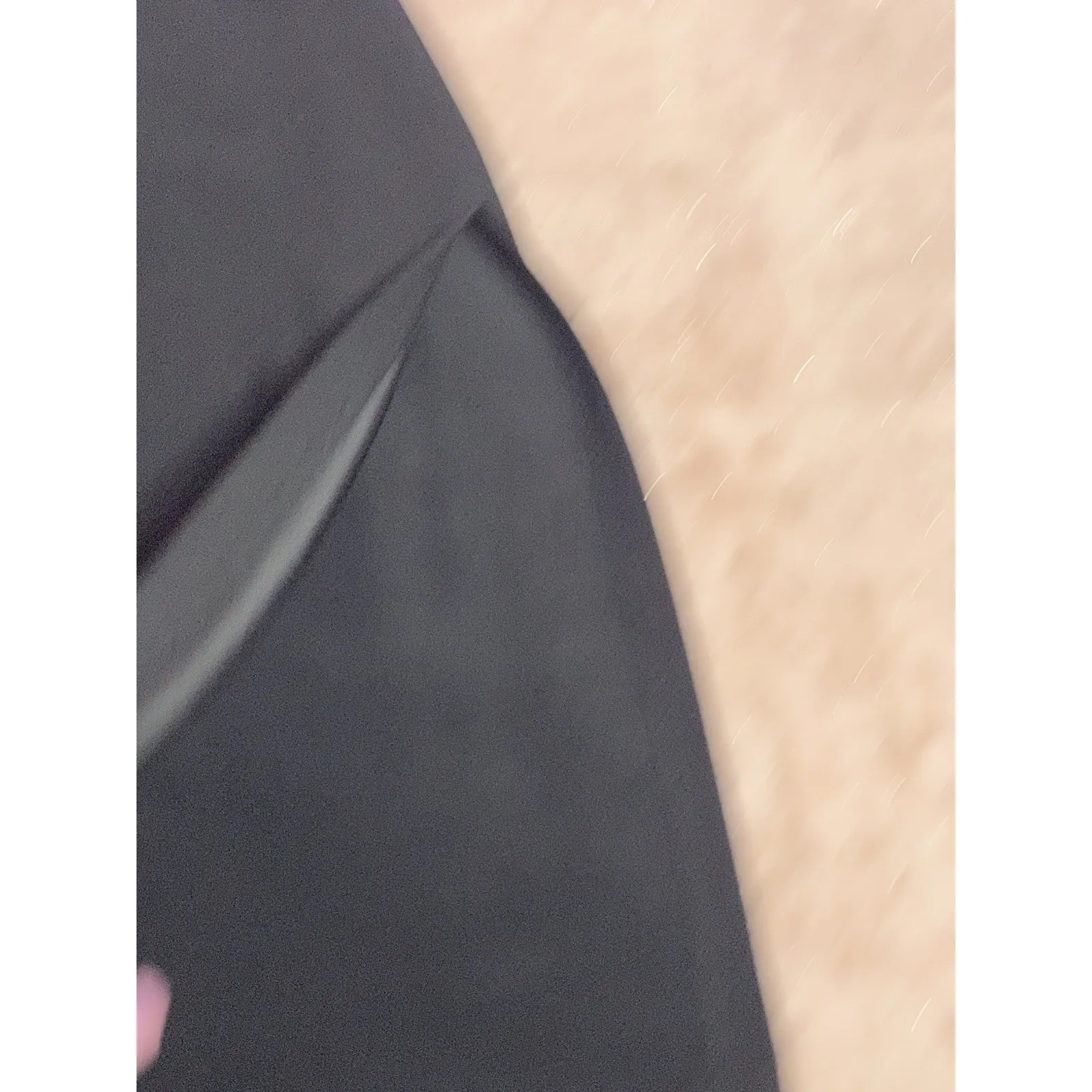 Abercrombie & Fitch Black Skirt Womens Size LP A-Line Side Zip Cottage Bin11 - Image 6