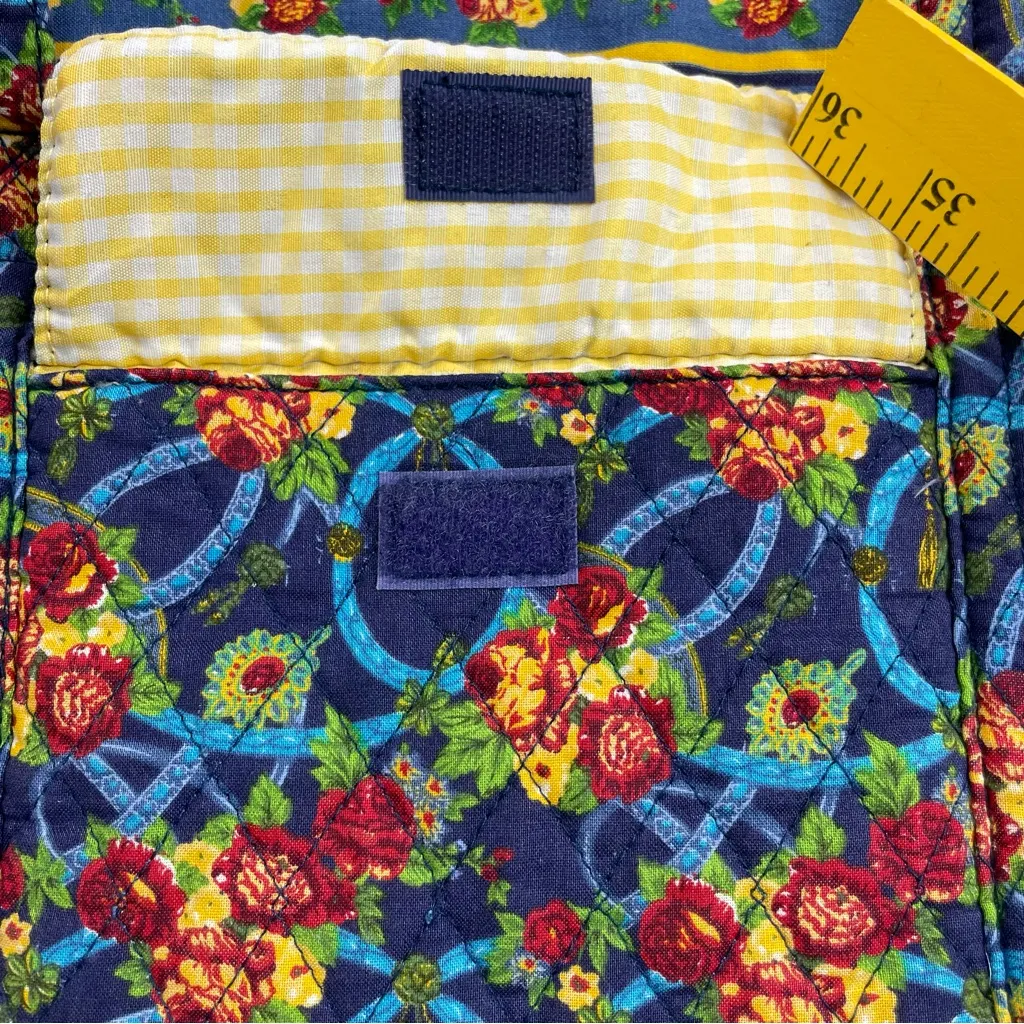 Floral Tote Bag Quilted‎ Women Shoulder Purse Momcore Zip - Image 13