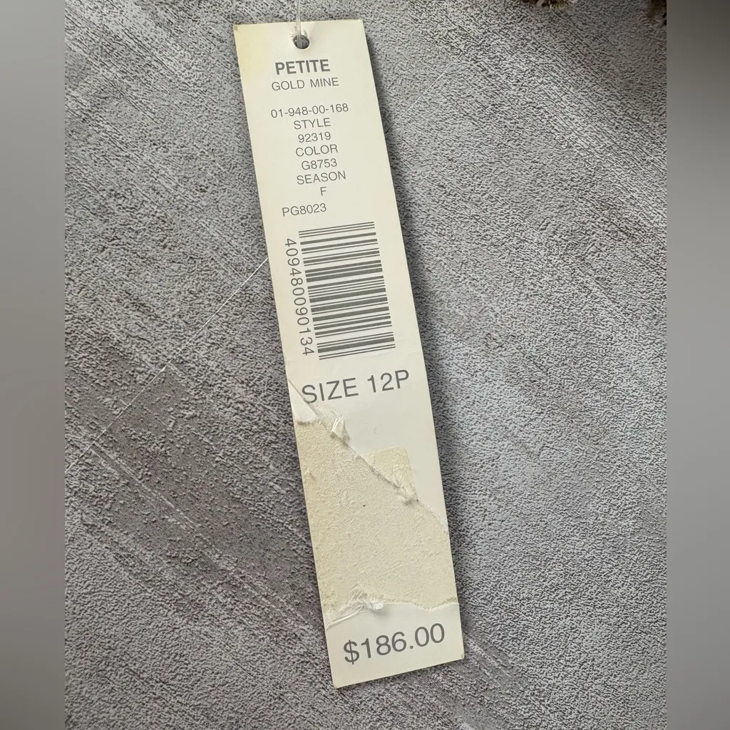 Kate Hill Women's Size 12P Brown Gold Mine Petite ClassyTweed Jacket - Image 10