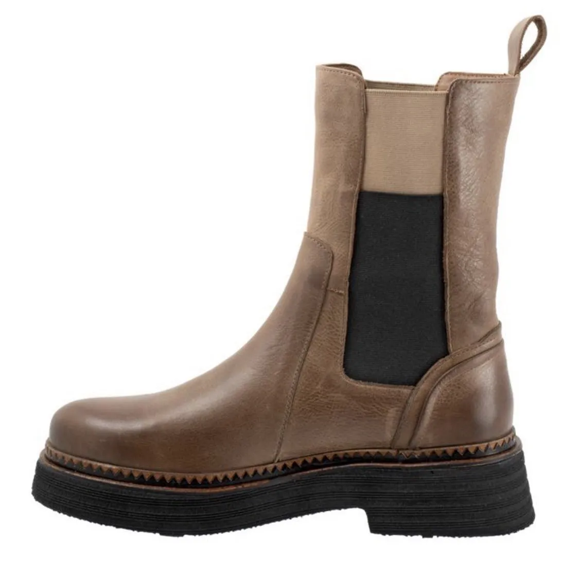 Bueno Gizelle Women's Boot Taupe Size 37 US 6.5-7 Color block - Image 2