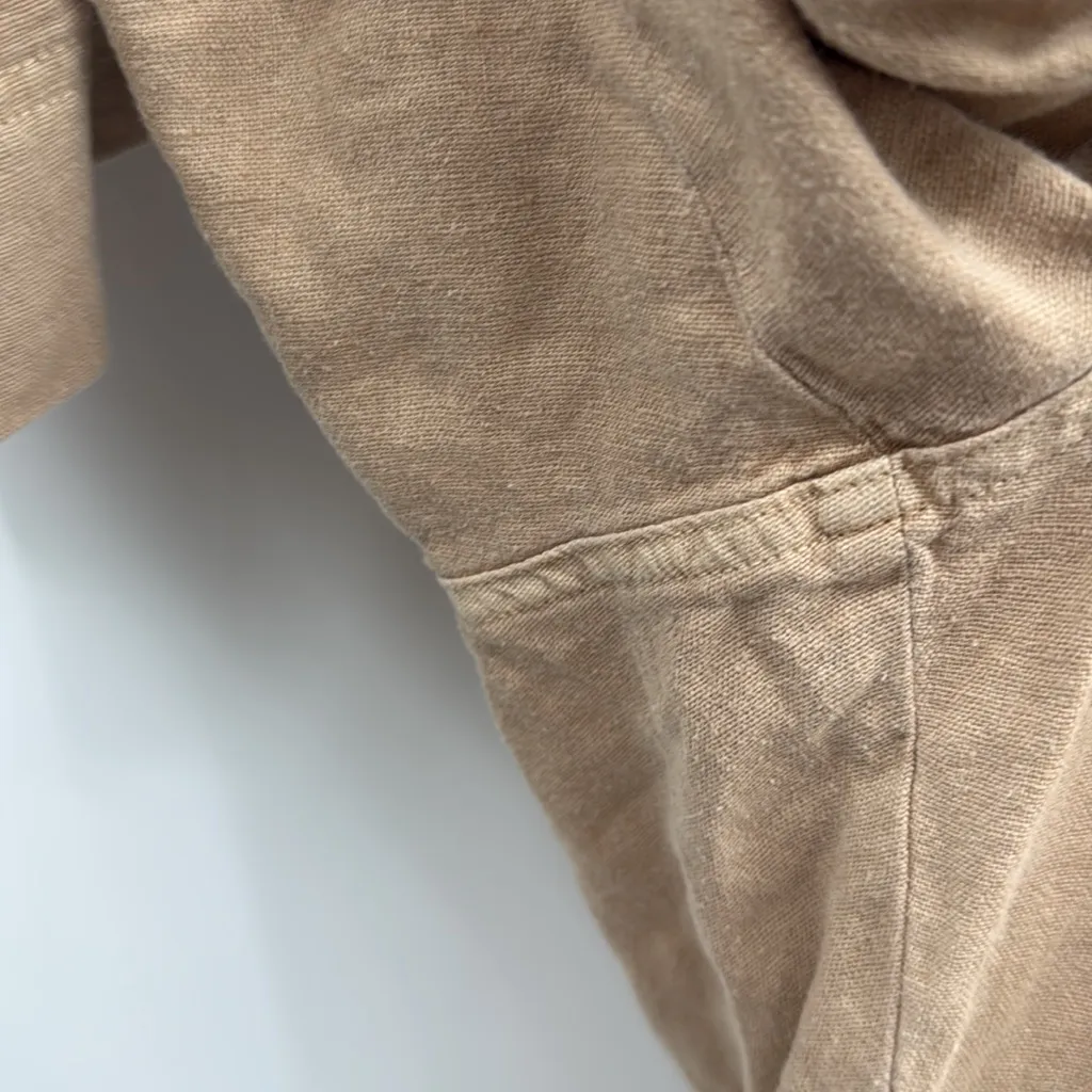 Universal Thread Tan Wide Leg Jumpsuit Women’s Size Large Open‎ Back Sleeveless - Image 8