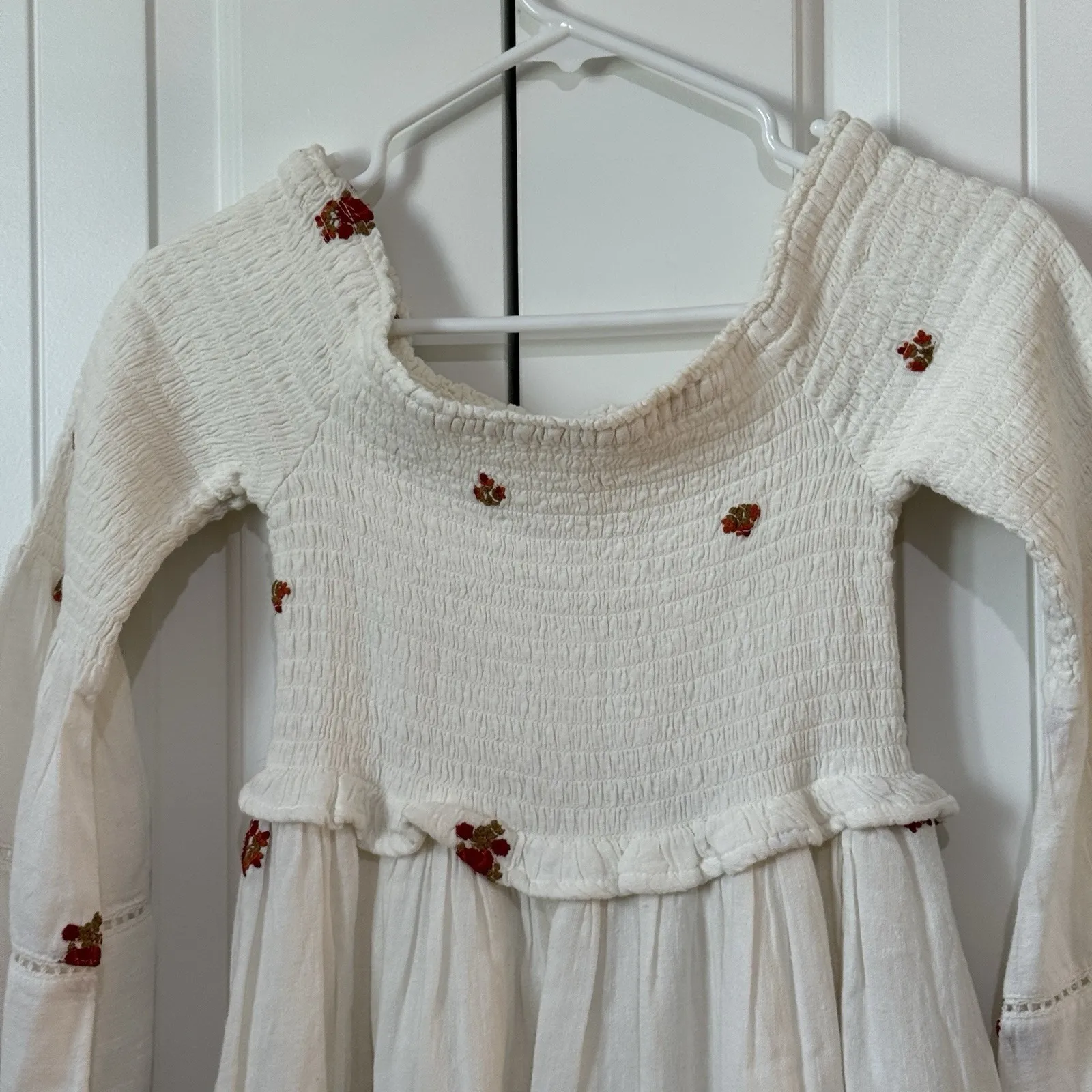 Free People Counting Daises Balloon Sleeve ‎ Oversized Summer  Babydoll Dress S - Image 3