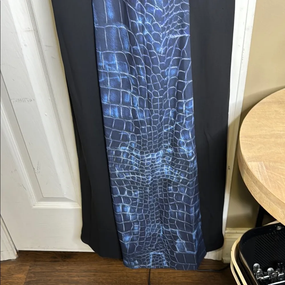 Fame and Partners Blue Slip Maxi Dress for Night Out - Image 6