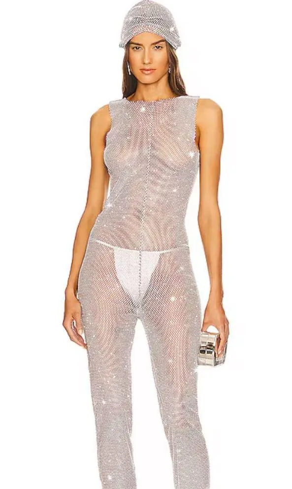 Santa Brands Jumpsuit in Silver Size M - Image 2