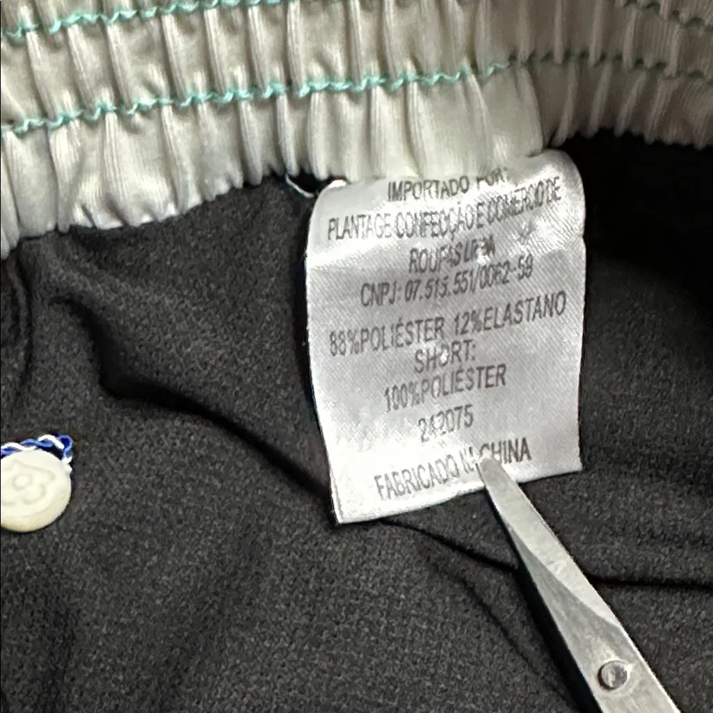 Farm Rio 15" High Rise Pleated Multicolor Abstract Skort Skirt Pink Green Small - Image 12