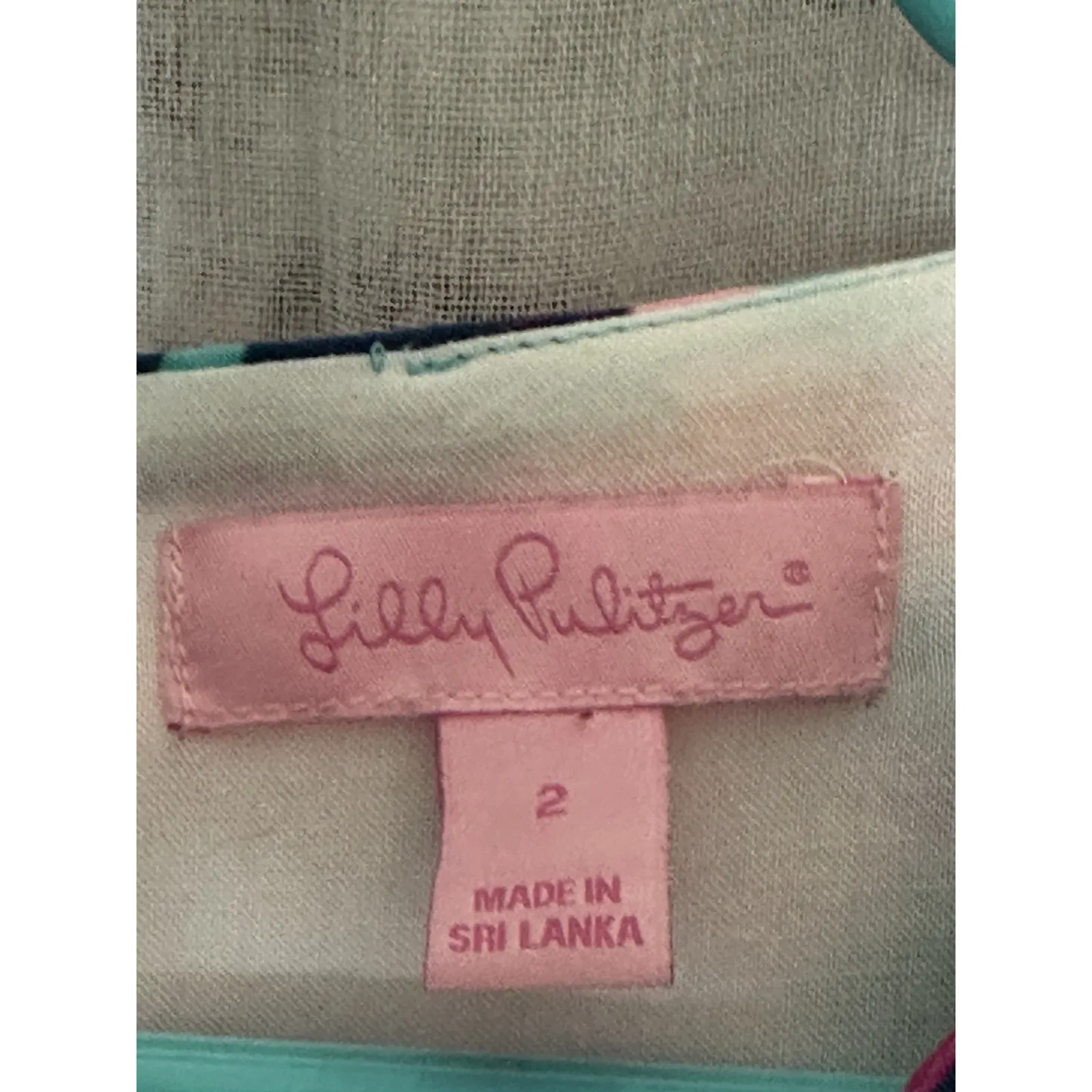 Lilly Pulitzer Tanya Romper Seaside Aqua Summer Beach Travel Pool Size 2 - Image 4