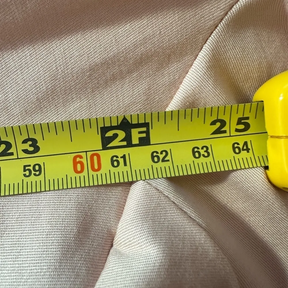 Ann Taylor Pants Womens 12 Petite Cropped Curvy Pink Belt Loops Creased Formal - Image 9