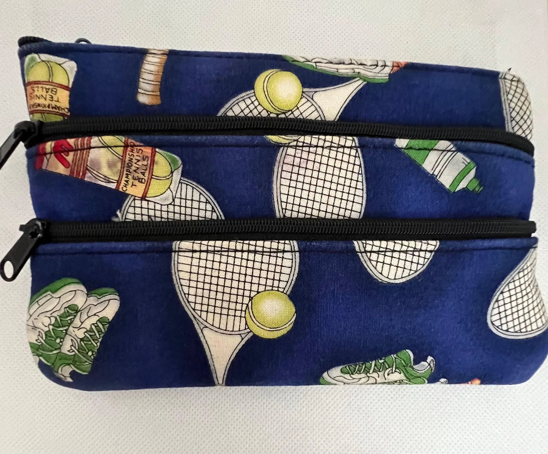Tennis | small tennis print bag. Blue - Image 8