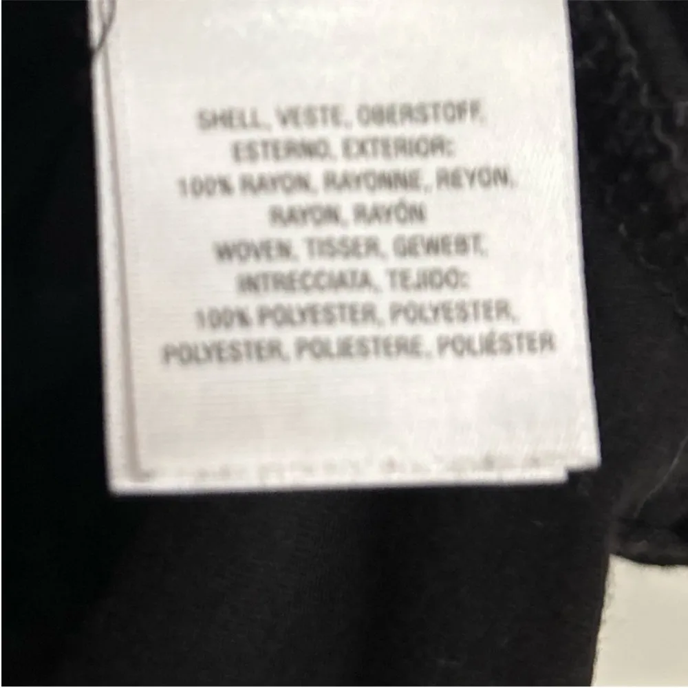 Anthropologie VANESSA VIRGINIA Black Indak Ruffle Flutter Sleeve Top Extra Small Size XS - Image 12