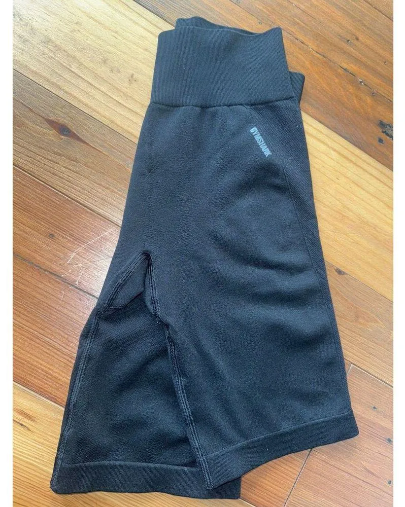 Women's Black Gymshark Flex Cycling Shorts Size Small - Image 7