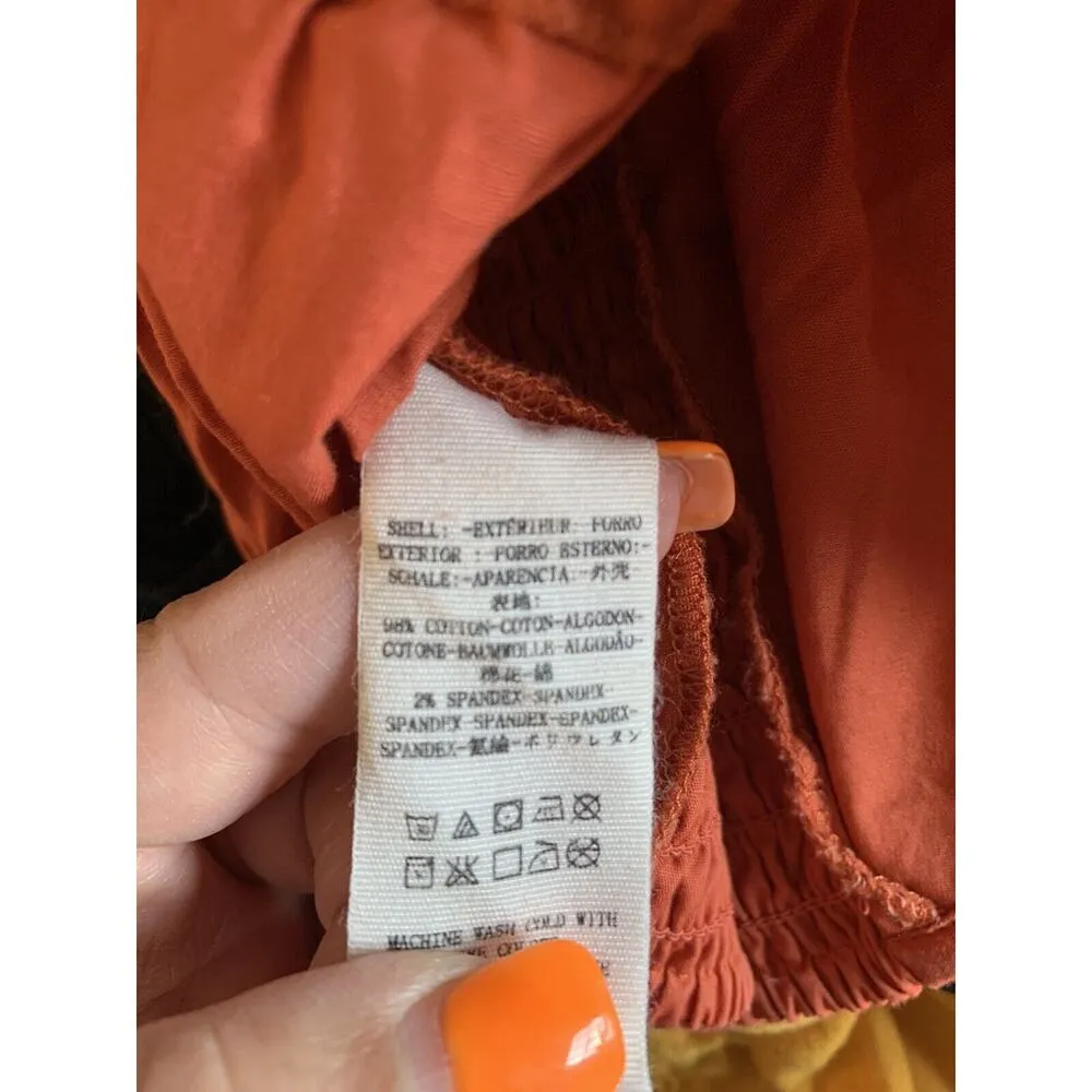 Free People Hold On Halter Mini Solid Red XS - Image 7