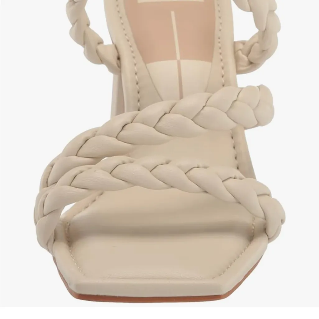 New Dolce Vita Women's Pang Heeled Sandal color ivory Stella Size 9.5 - Image 2