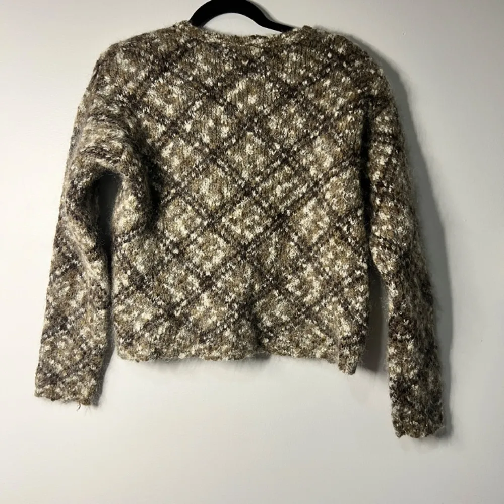 Vintage Paul Harris Design Mohair Blend Cardigan Sweater Sz M Green Size M - Image 5