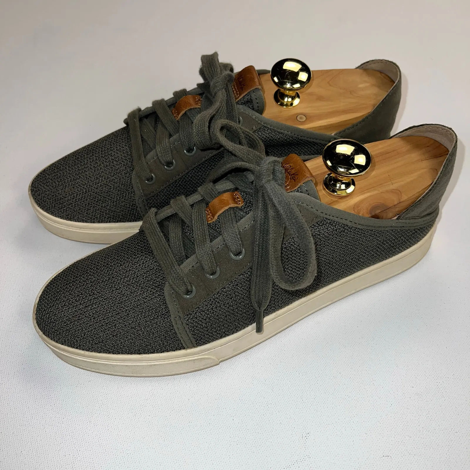 OluKai Pehua Li Lightweight Breathable Convertible Sneaker Olive Green Size 9 - Image 3