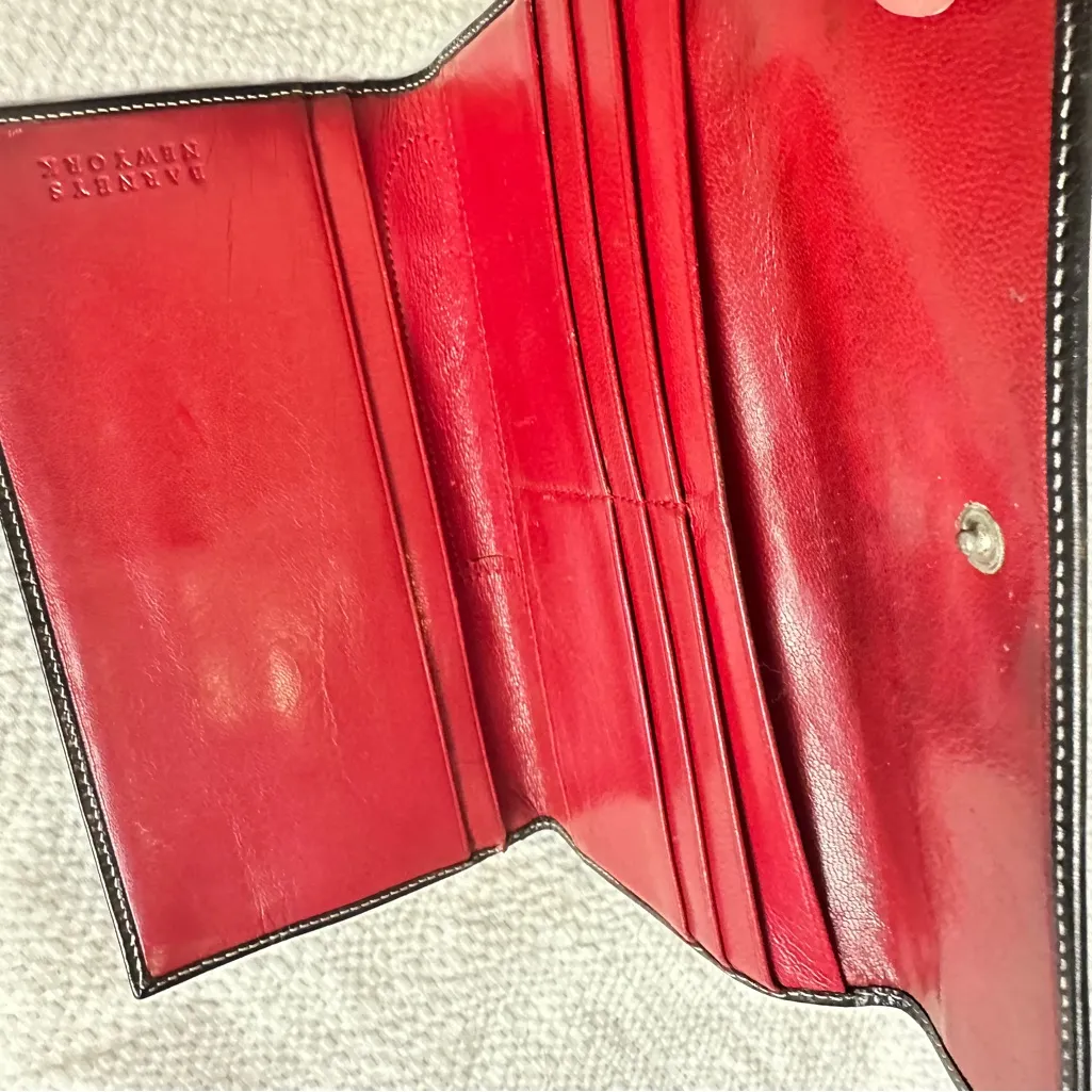 Barney's New York black leather wallet - Image 4