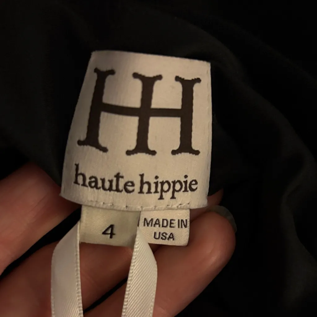 Haute hippie Elegant Black Halter Jumpsuit - Image 4