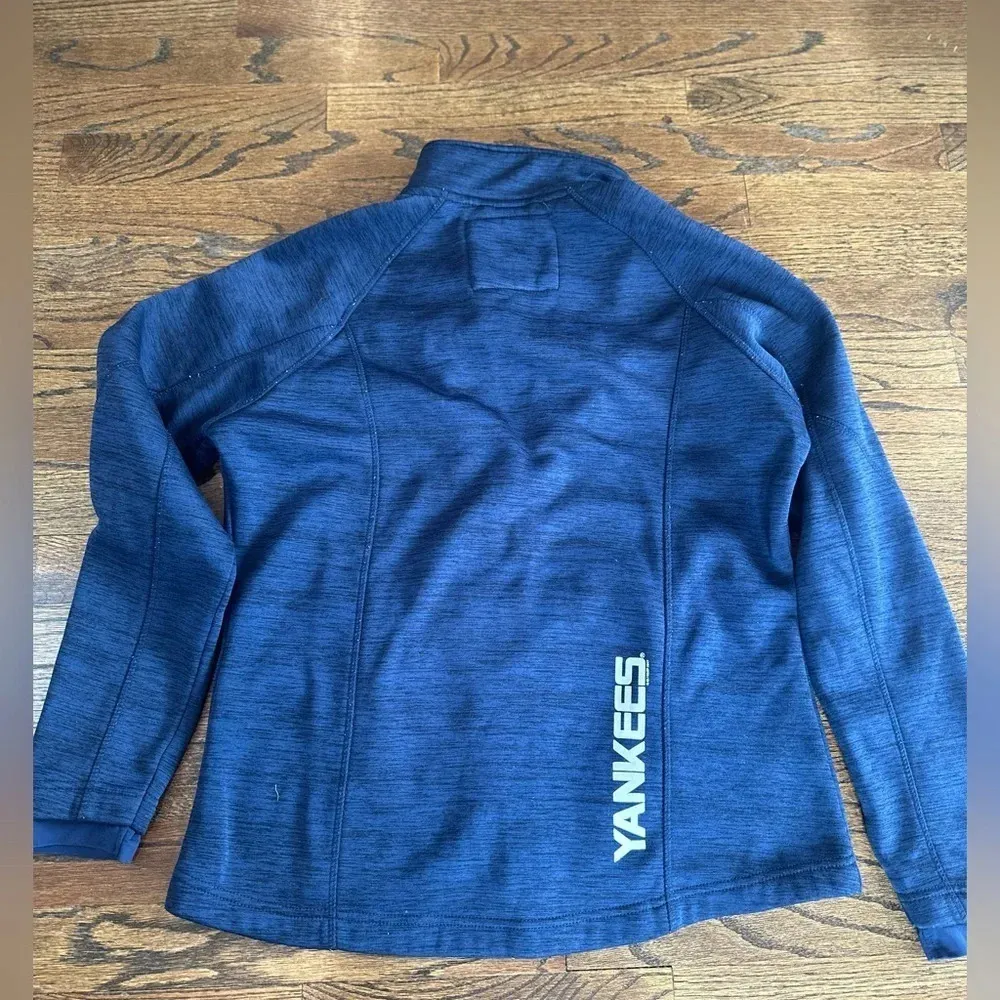 NY YANKEES FLEECE LINED JACKET Size Large G0778 Blue - Image 12