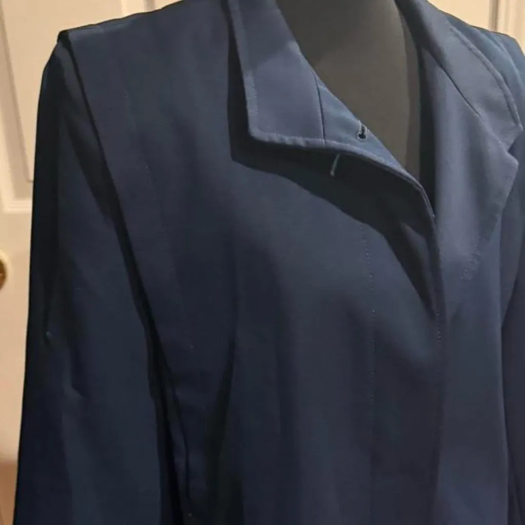 Vintage Blue Women's Trench Coat Size undefined - Image 6