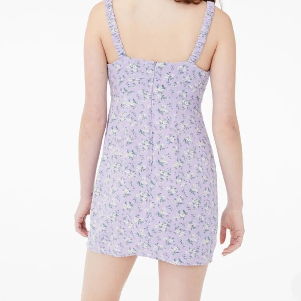 Aeropostale Purple lavender floral mini dress - Image 3
