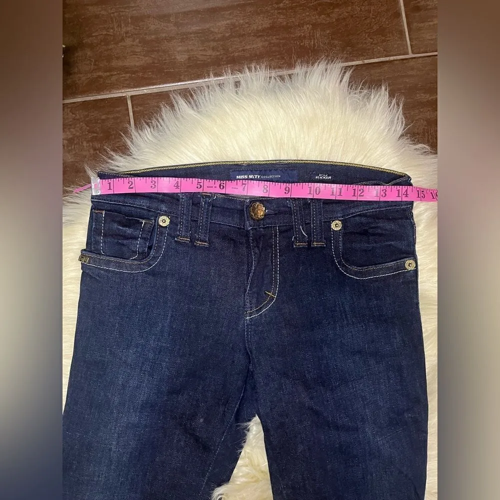 Miss Sixty style flicker crop side zipper sz 25 - Image 8